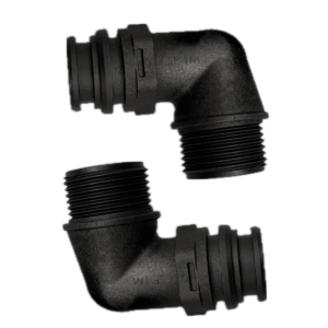 Anschlusswinkel 90 Grad 1 Zoll AG